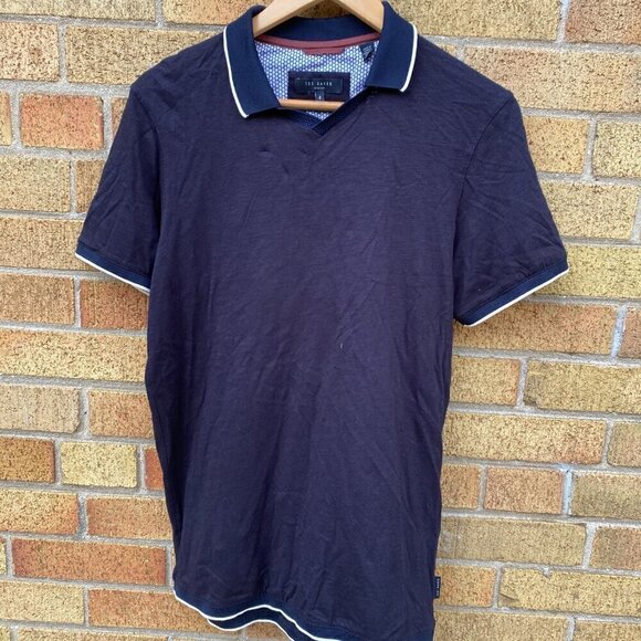 Ted Baker London Polo T Shirt Size 2 - Picture 2 of 5